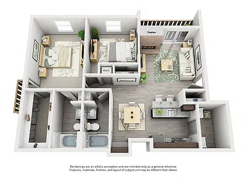 Floor plan B5 - Flat