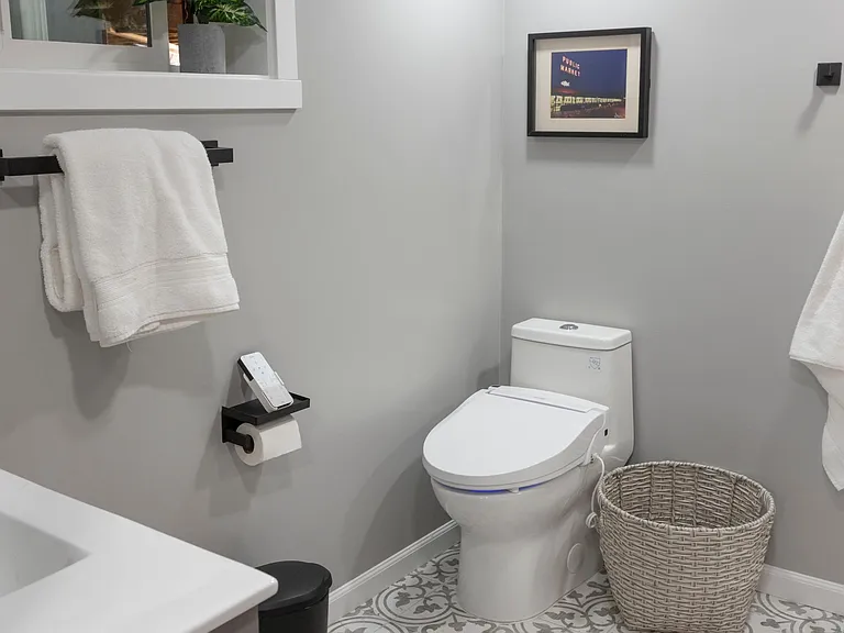 Basement bath - bidet