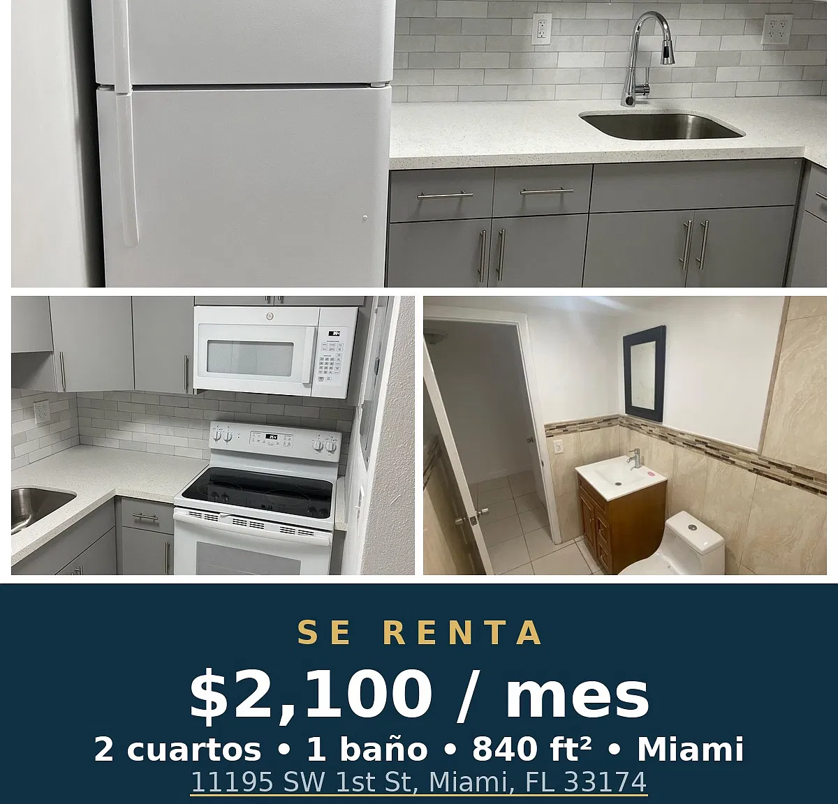 2 bed, 840 sqft, $2,100 — Photo 2