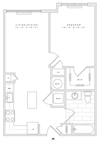 Floor plan 1G