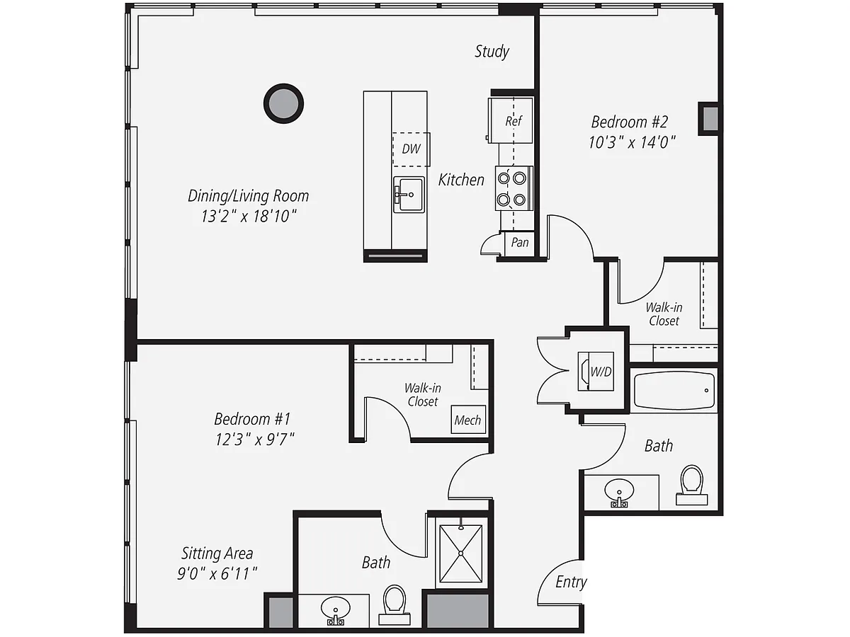 Floor plan B13