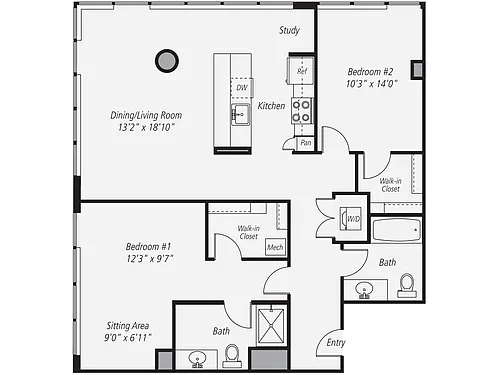 Floor plan B13