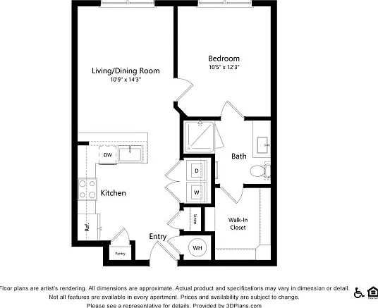 A1 | 1 bed 1 bath | 630 sq ft A1 | 1 bed 1 bath | 630 sq ft