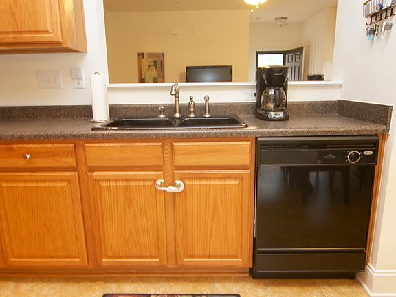 sink overlooks into living r