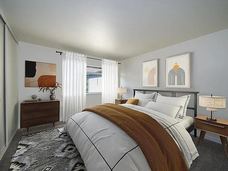 2 Bed Townhome - Bedroom