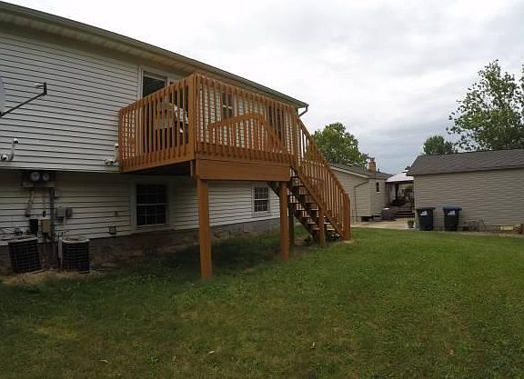 deck and yard