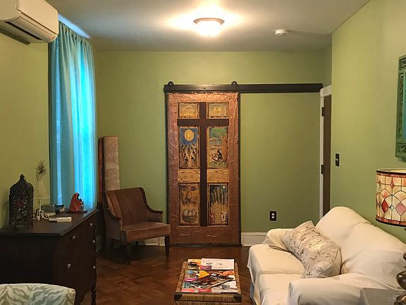 Combined living and dining area.