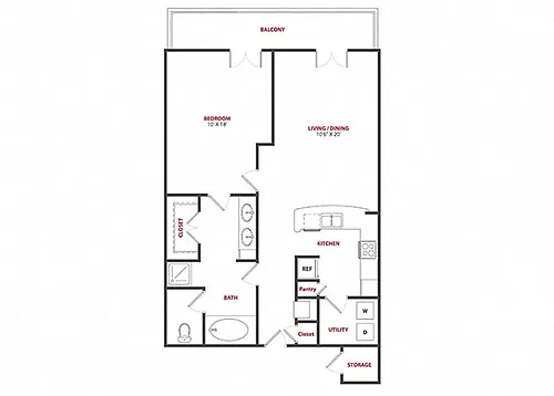 Floor plan Rosedown