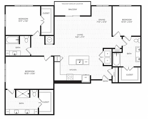 Floor plan C1