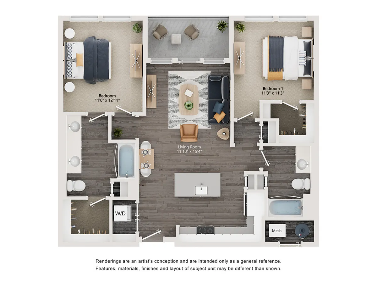 Floor plan B3