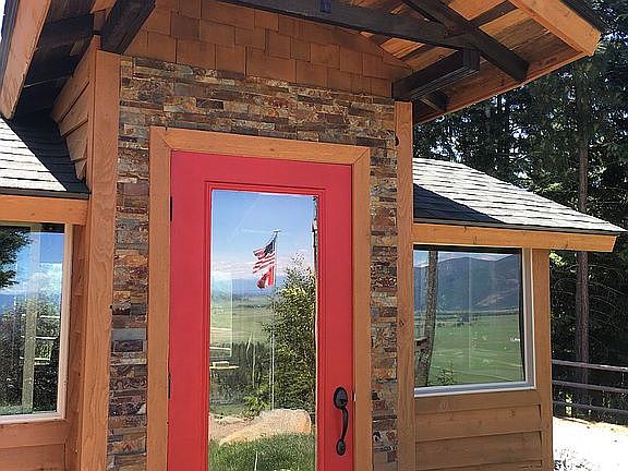 Outside of tiny house