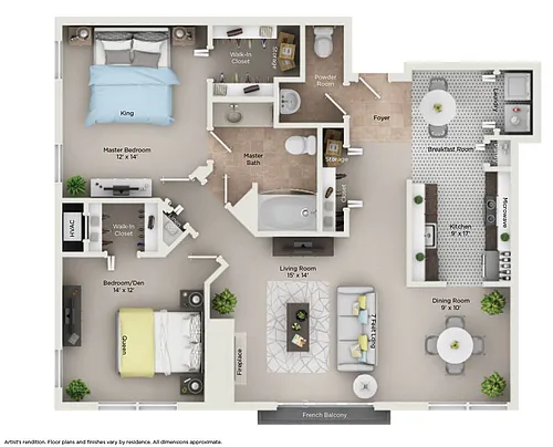 Floor plan B1