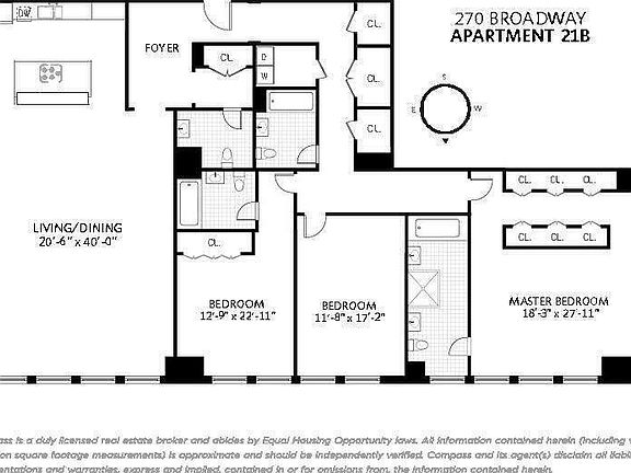 2nd image of 270 Broadway APT 21B