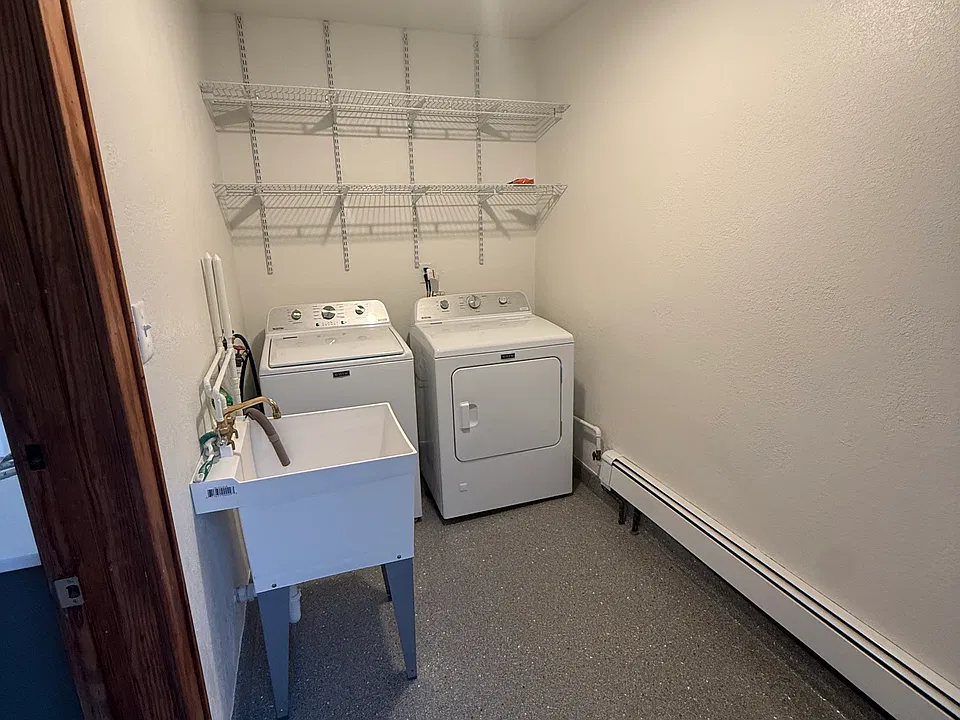Laundry room in unit