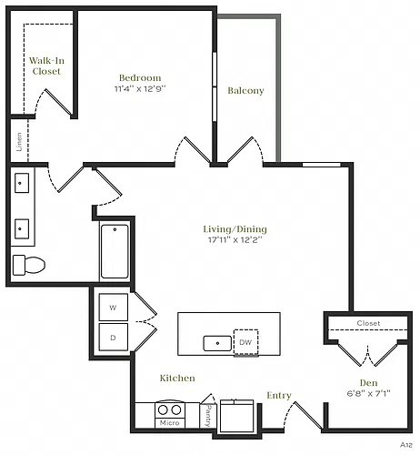 Floor plan A15