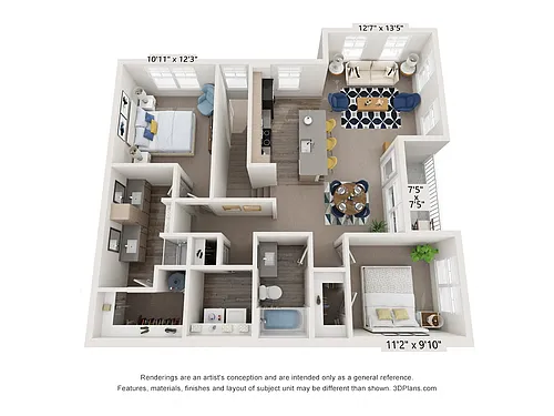 Floor plan Decker