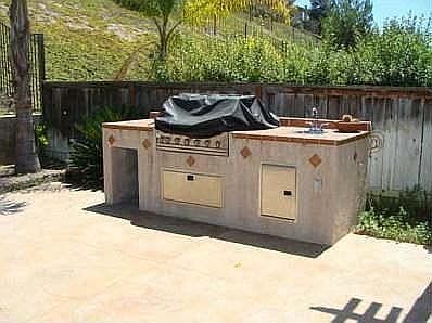 Backyard Built-In Grill