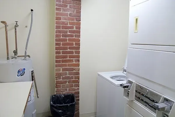 Laundry in basement.