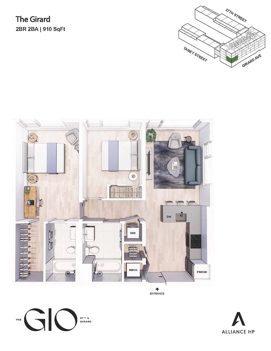 Floor plan THE GIRARD