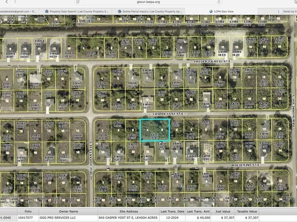 840 Casper Yost ST E, LEHIGH ACRES, FL 33974