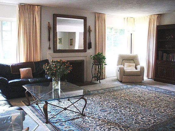 Huge Living Room with Fireplace