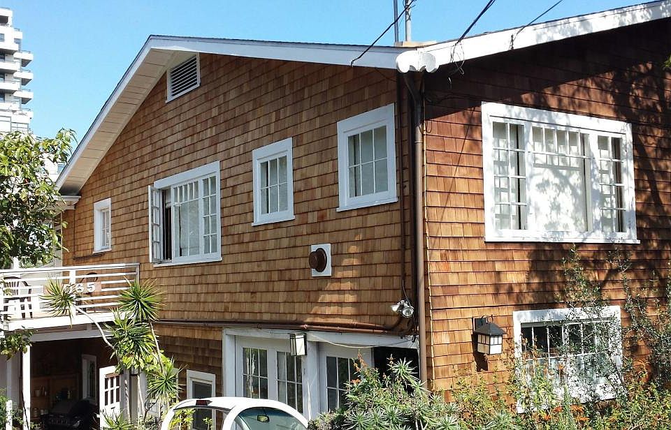 Upstairs apartment with private deck. This apartment is one of only two apartments on this level.