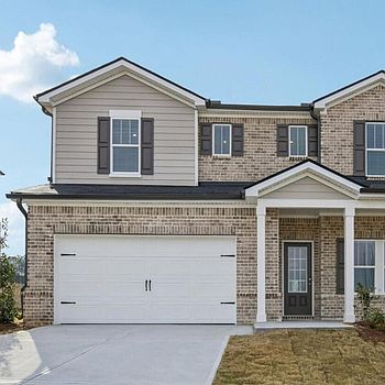 The Johnson floorplan with Elevation D modeled at Vines at Mill Creek.
