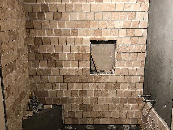 Remodeled downstairs bathroo