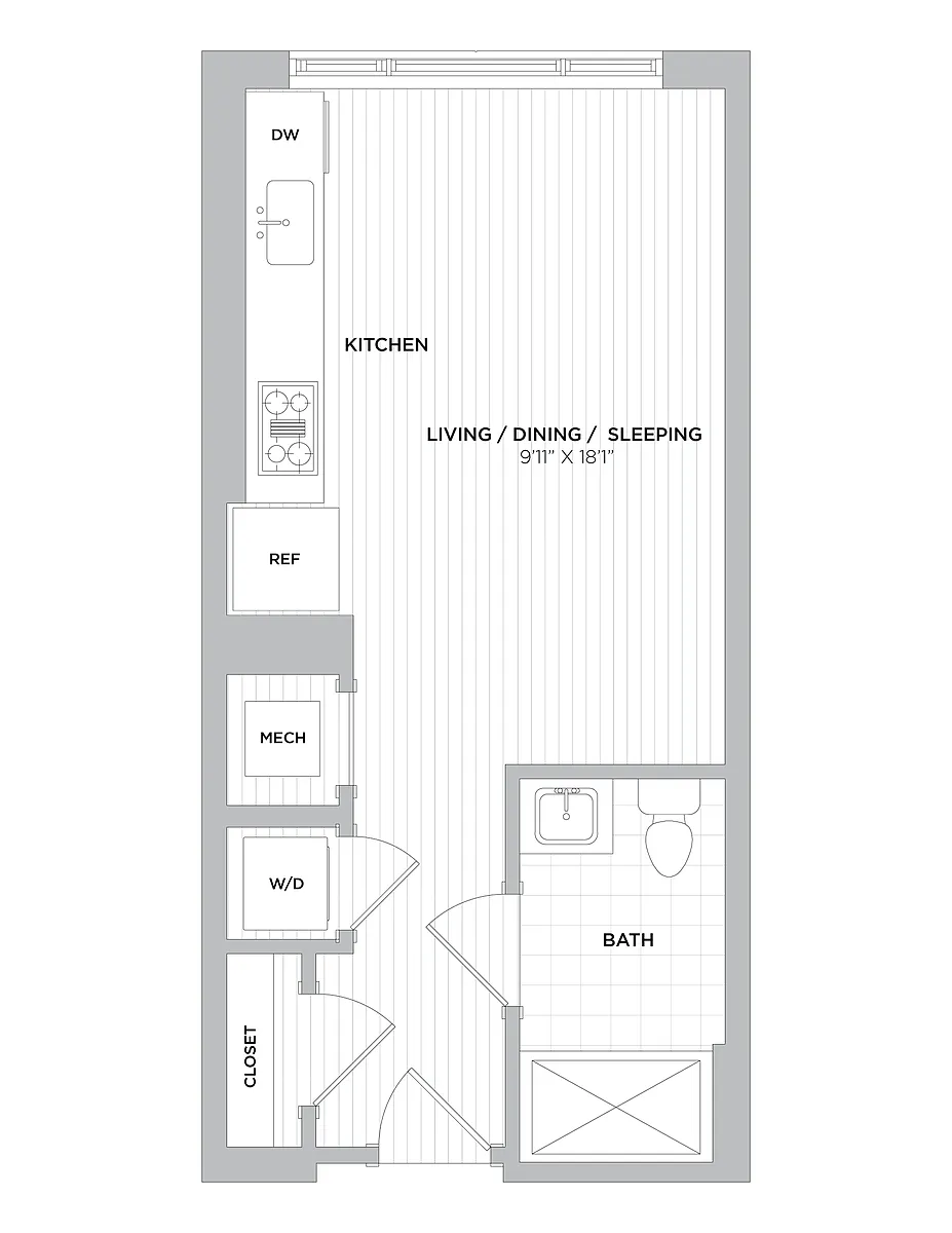 Floor plan Studio-S2