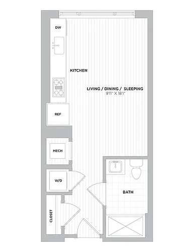 Floor plan Studio-S2