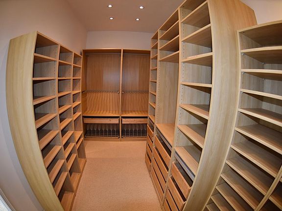 Master walk in closet