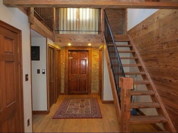 View looking at the Entry/Wine Cellar