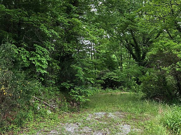 Gravel driveway entrance