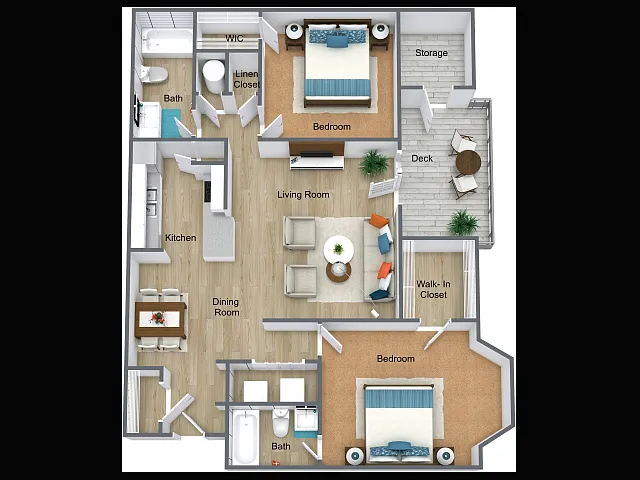 2 BEDROOM 2 BATH APARTMENT 2 BEDROOM 2 BATH APARTMENT