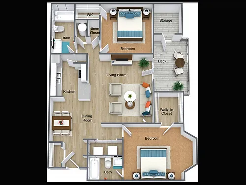 Floor plan 2x2 Ren