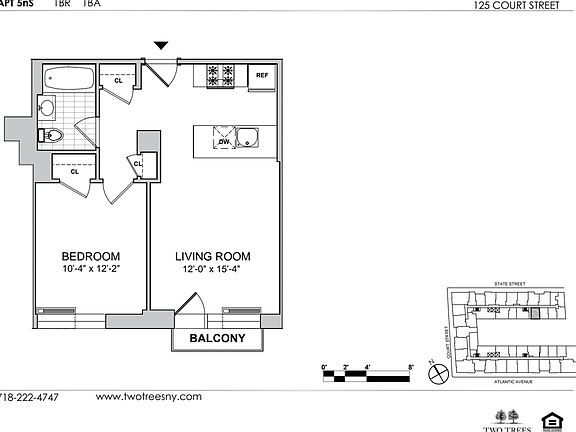 2nd image of 125 Court St APT 5NS