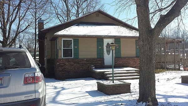 Outside front