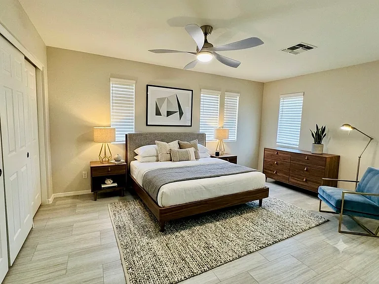 Virtual Staging Master Bedroom