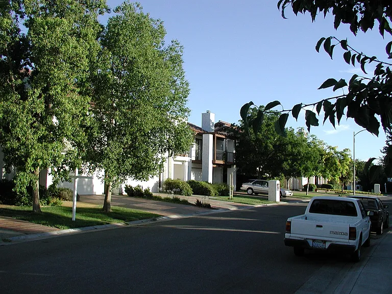 Sunset Villas HOA neighborhood facing south