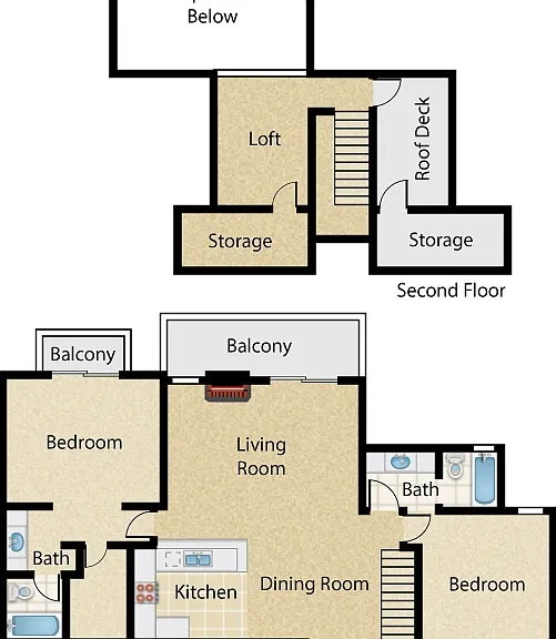The Degas Floorplan Diagram