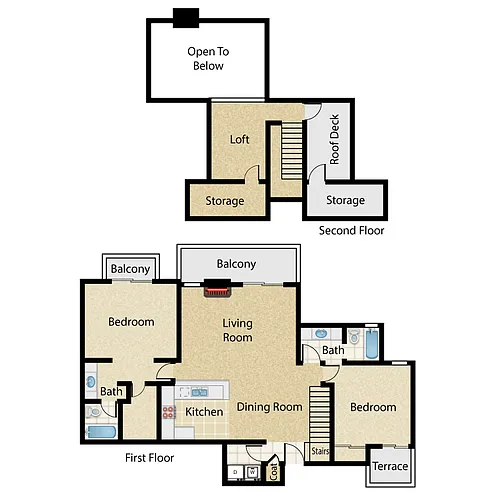 Floor plan The Degas