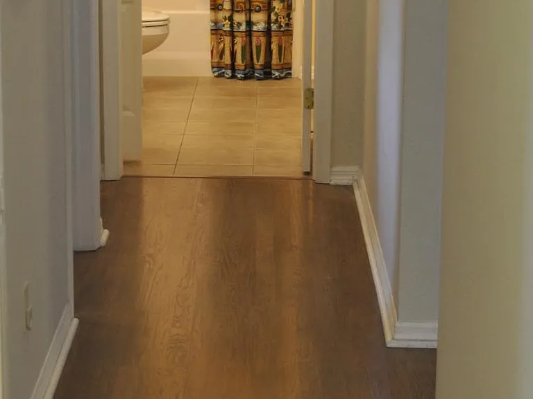 Hallway looking from Laundry room