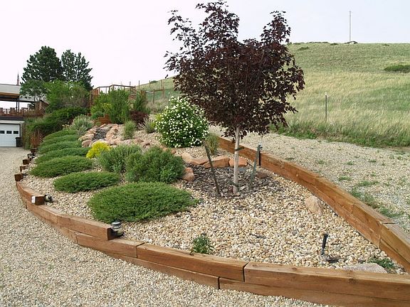East side flower bed