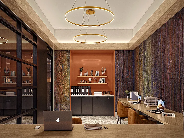Rendering of the Business Center