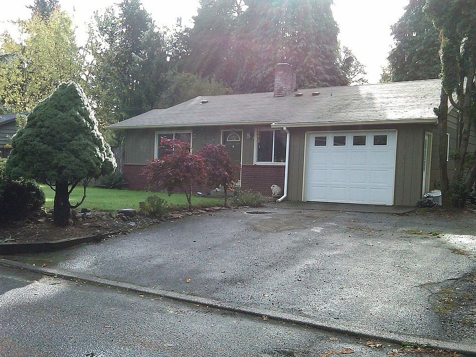 NW side of house