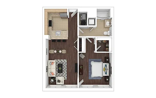 Floor plan A6 - Renovated