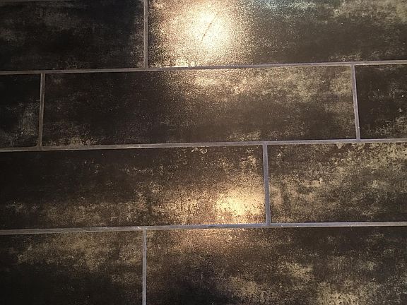 Beautiful newly tiled bathroom!