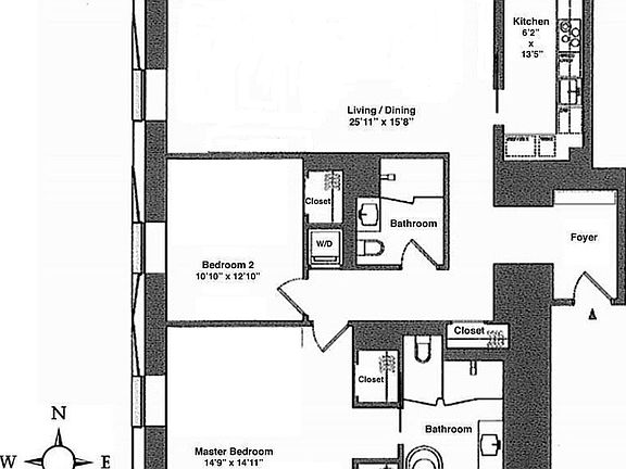 2nd image of 20 W 53rd St #35B