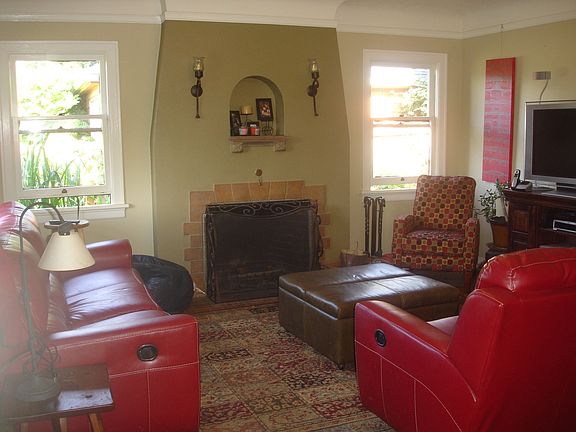 living room up fireplace