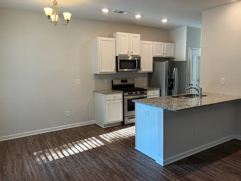Spacious kitchen with island for entertaining